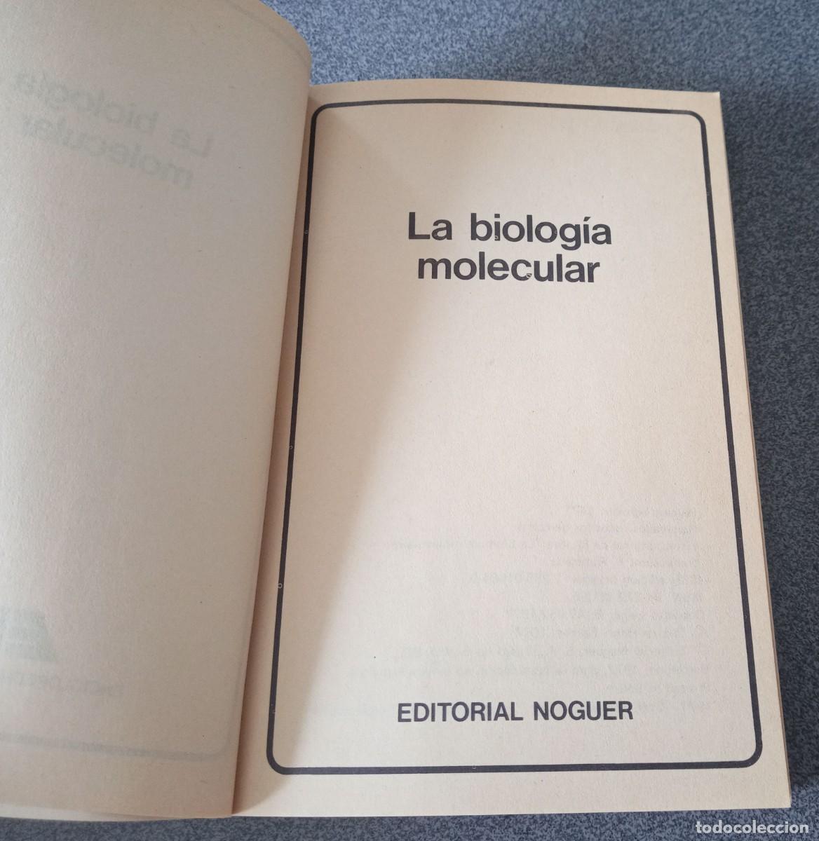 Libros de segunda mano: La Biolog&iacute;a Molecular - Foto 3
