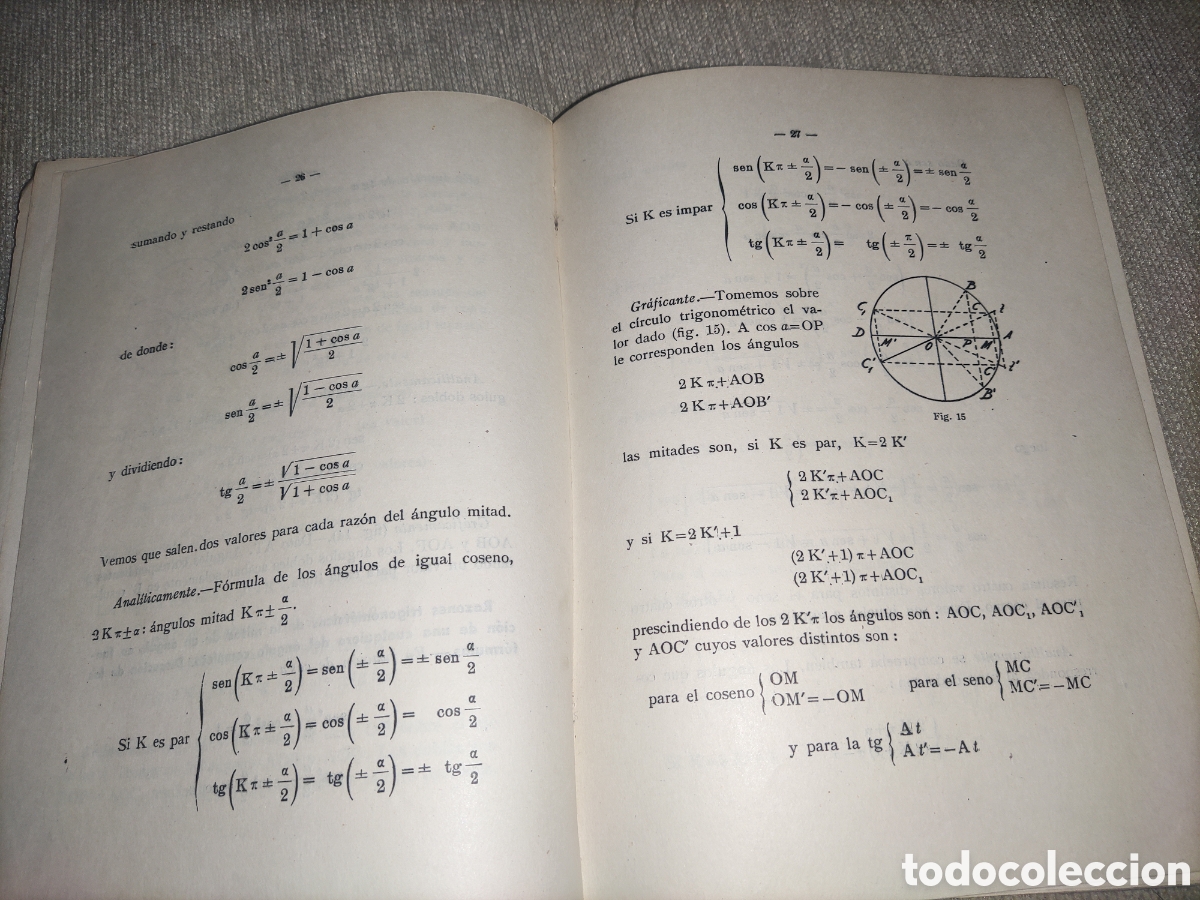 Libros de segunda mano de ciencias: Trigonometr&iacute;a. Rectilinia y Esf&eacute;rica. - Foto 7
