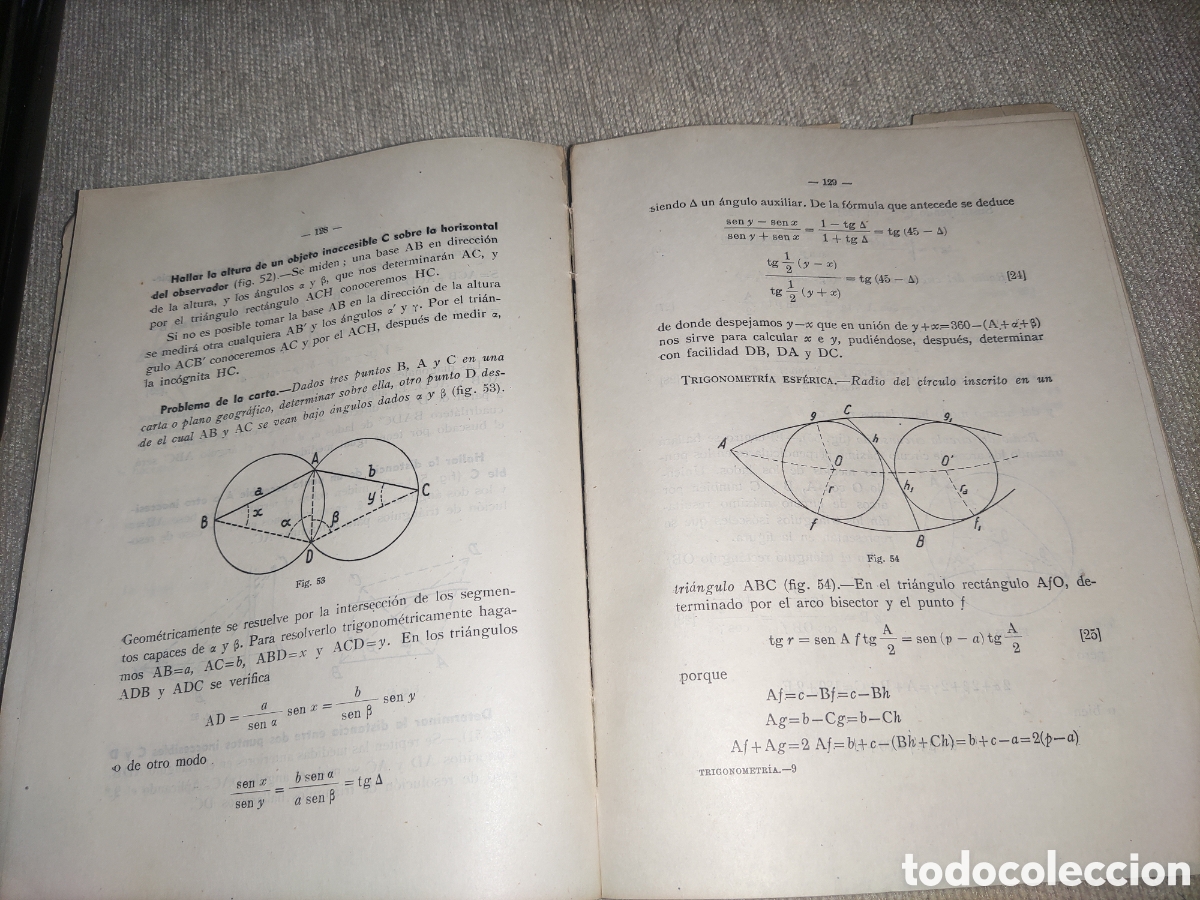 Libros de segunda mano de ciencias: Trigonometr&iacute;a. Rectilinia y Esf&eacute;rica. - Foto 11