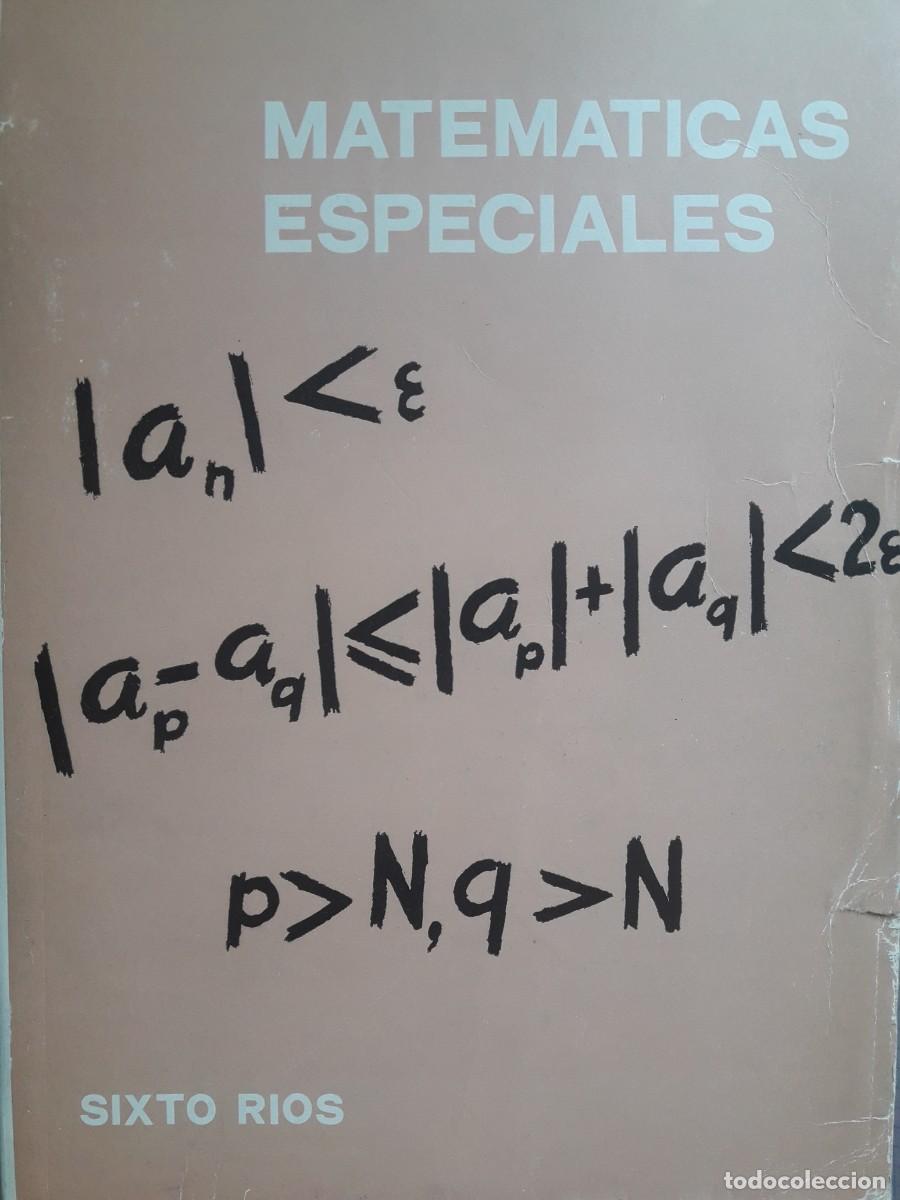 Libros de segunda mano de ciencias: matem&aacute;ticas especiales Sixto R&iacute;os - Foto 1