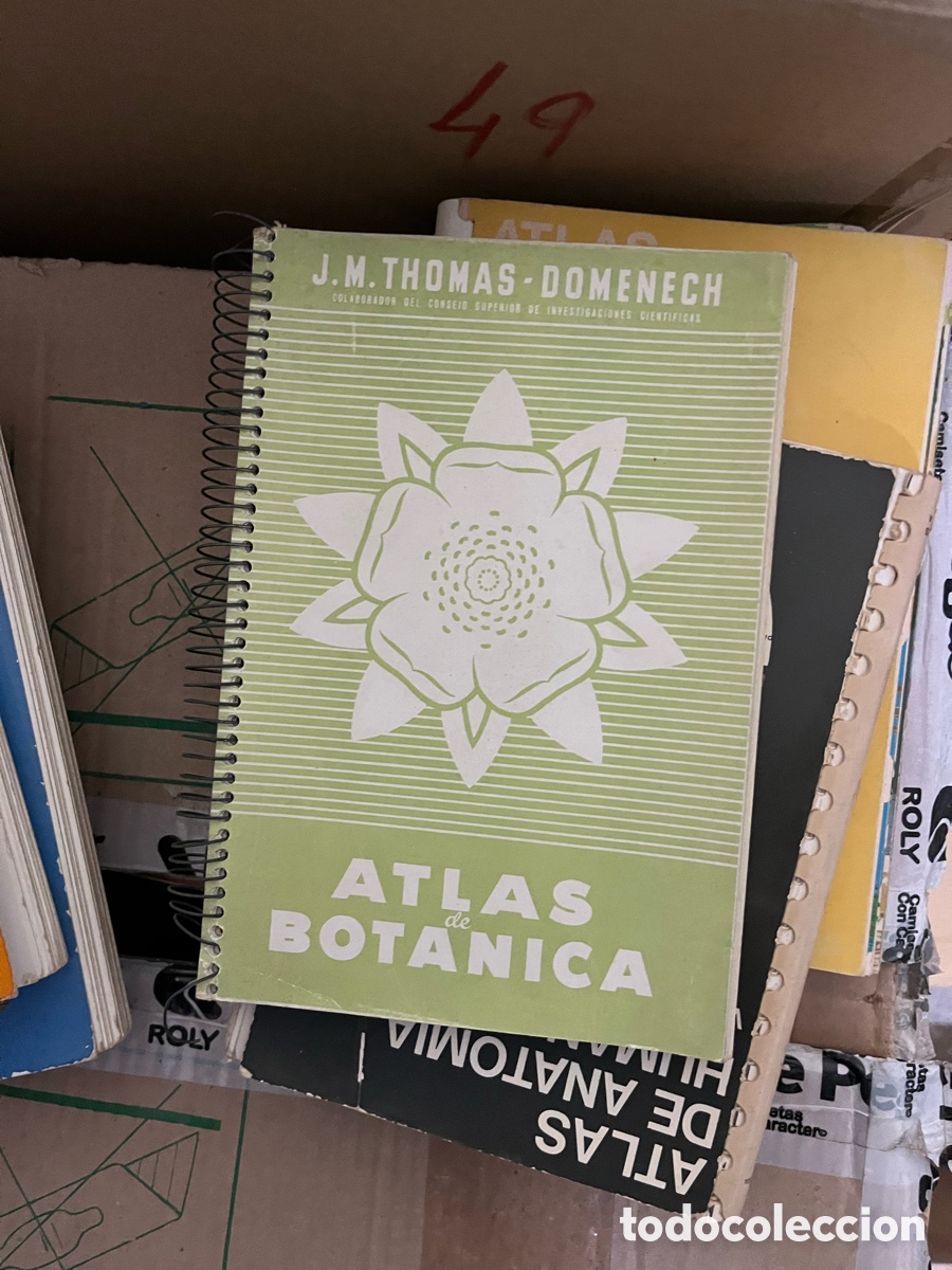 Libros de segunda mano: Caja49 J.M.THOMAS- DOMENECH atlas de bot&aacute;nica - Foto 1