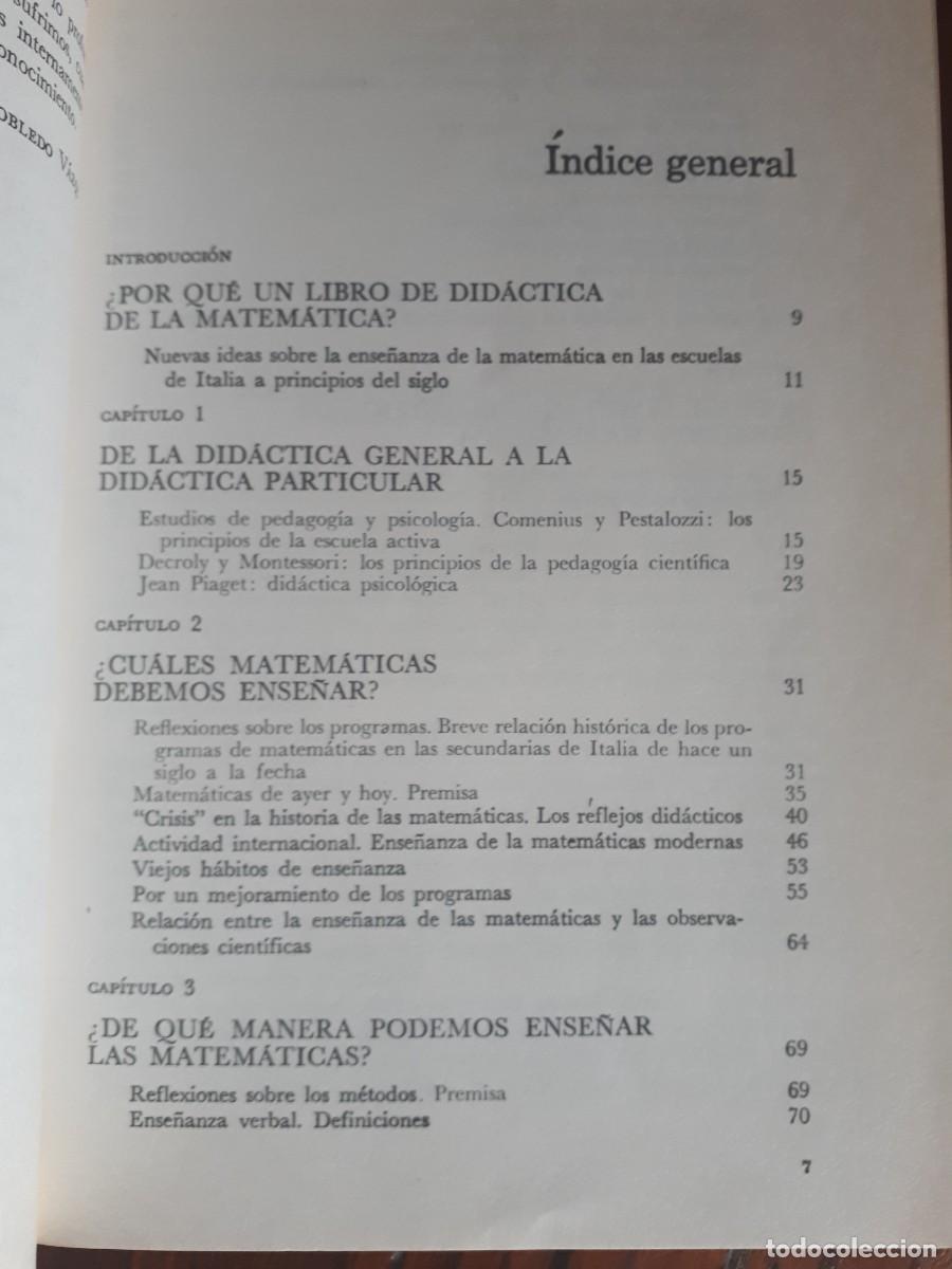 Libros de segunda mano de ciencias: Didactica de la matematica moderna.-EMMA CASTELNUOVO. - Foto 3