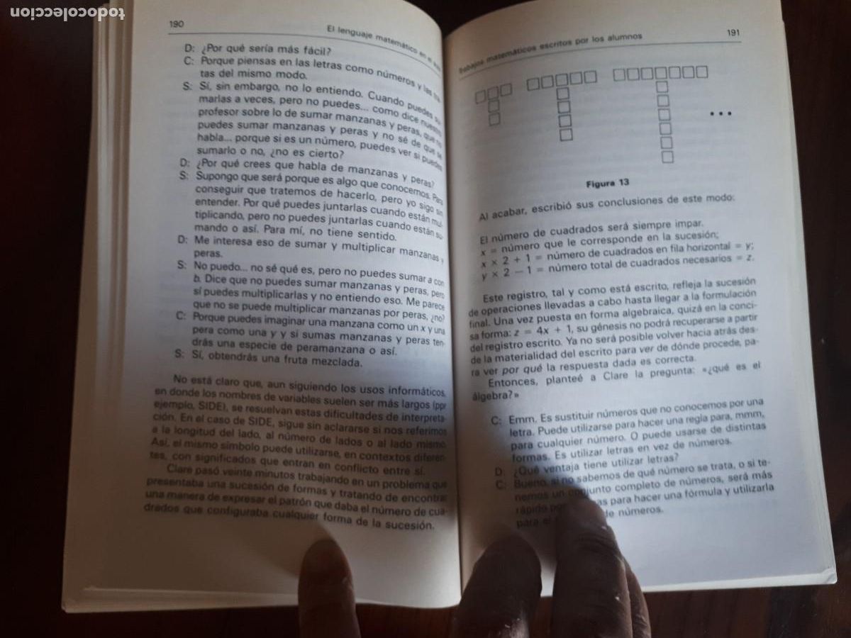 Libros de segunda mano de ciencias: EL LENGUAJE MATEMATICO EN EL AULA.- D. PIMM. - Foto 6