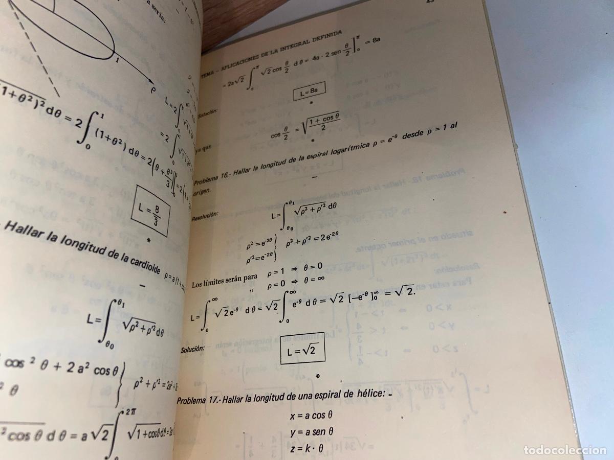 Libros de segunda mano de ciencias: PROBLEMAS DE C&Aacute;LCULO INTEGRAL - R. A. E. C - 1971 - Foto 7