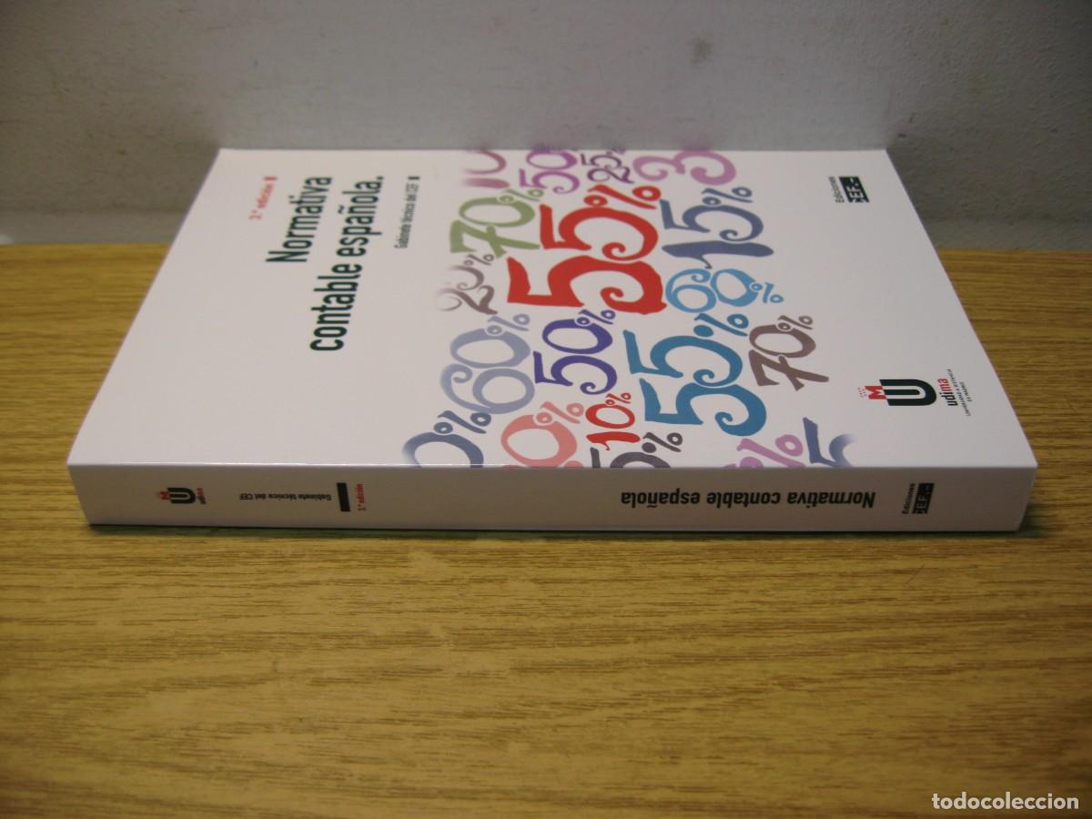 Libros de segunda mano de ciencias: NORMATIVA CONTABLE ESPA&Ntilde;OLA. UDIMA. EDICIONES CEF. 3 EDICION. 2022 - Foto 2