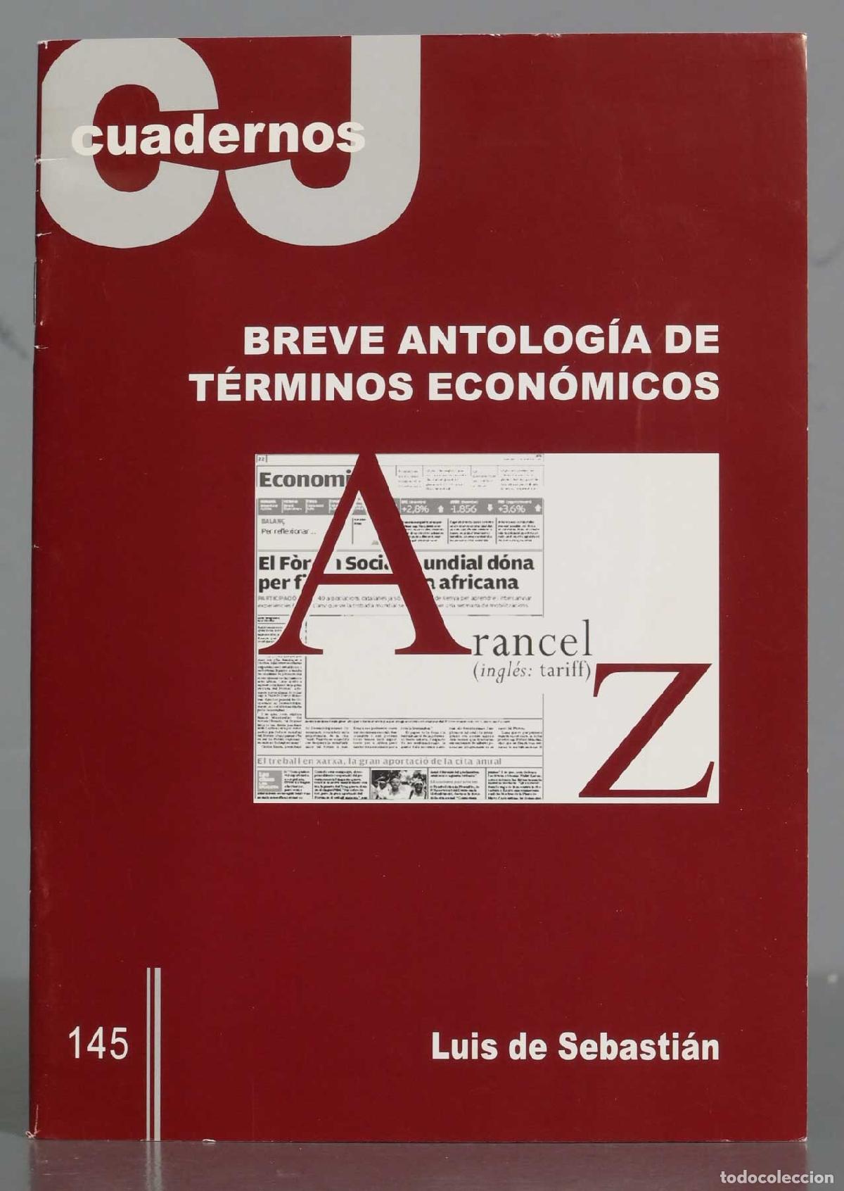 Libros de segunda mano de ciencias: BREVE ANTOLOGIA DE TERMINOS ECONOMICOS. SEBASTIAN - Foto 1