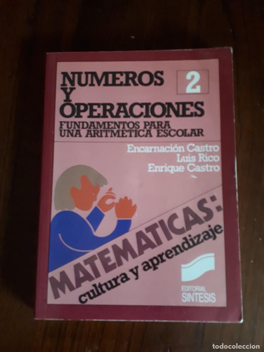 Libros de segunda mano de ciencias: N&uacute;meros y operaciones.Editorial sintesis. - Foto 1