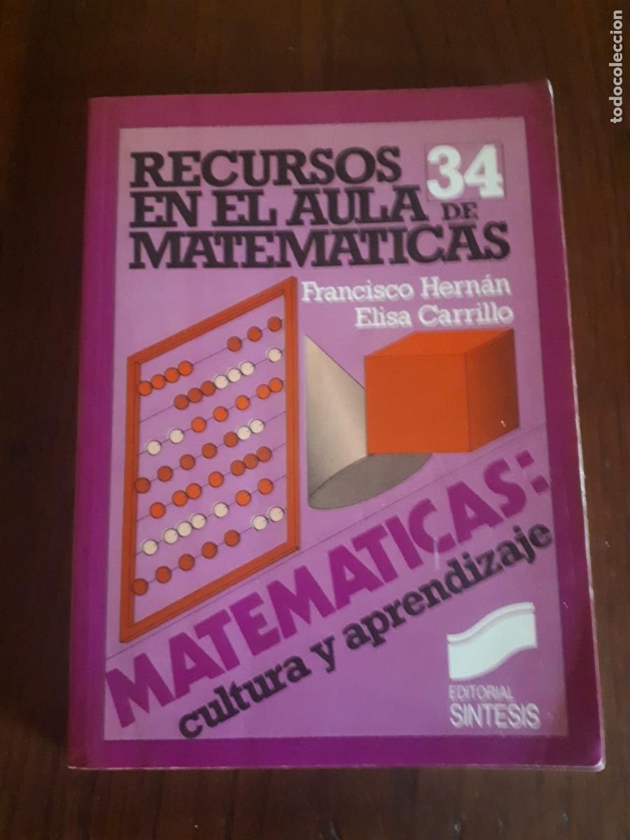 Second hand books of Sciences: RECURSOS EN EL AULA DE MATEMATICAS.-FRANCISCO HERNAN Y ELISA CARRILLO.