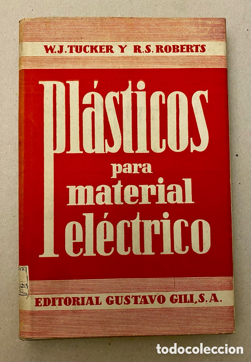 Libros de segunda mano de ciencias: PLASTICOS PARA MATERIAL ELECTRICO. - Foto 1
