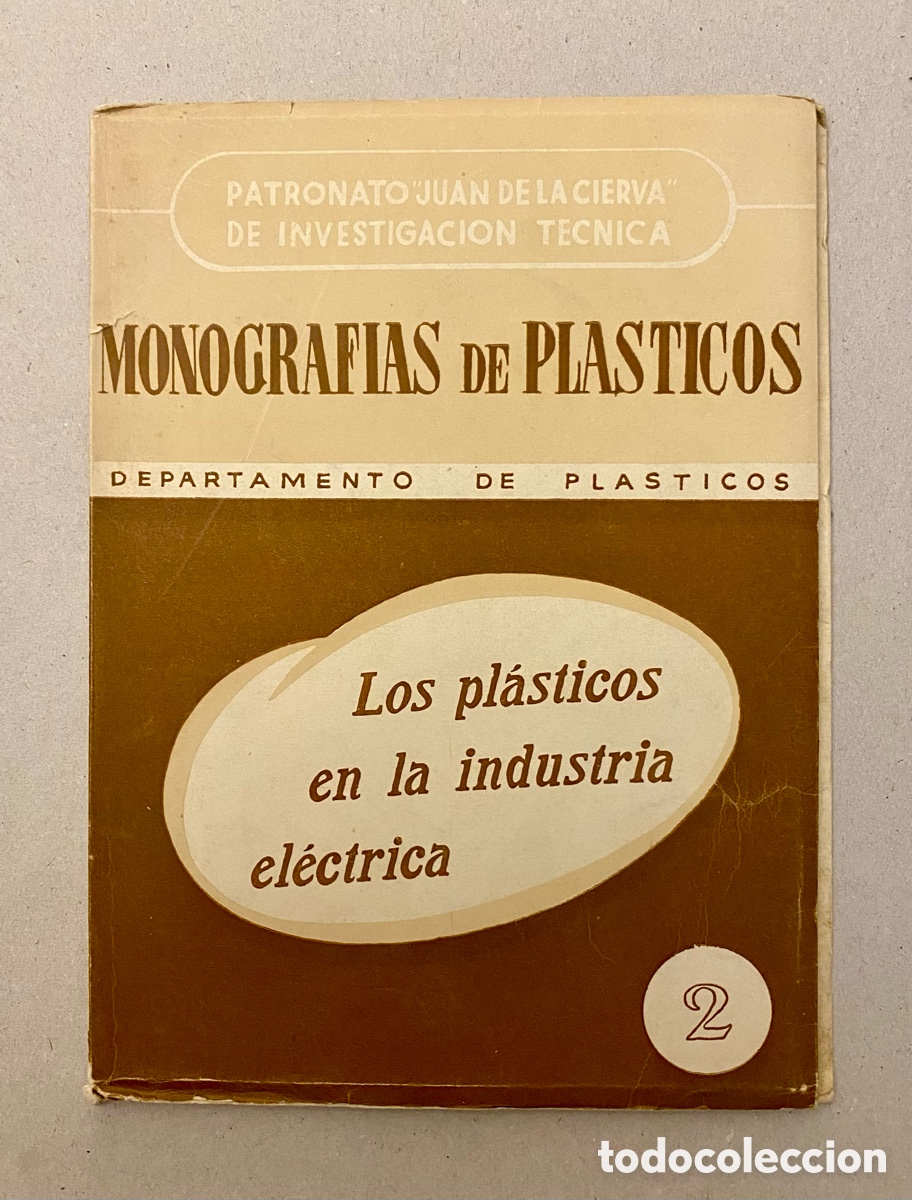 Libros de segunda mano de ciencias: LOS PLASTICOS EN LA INDUSTRIA ELECTRICA. - Foto 1