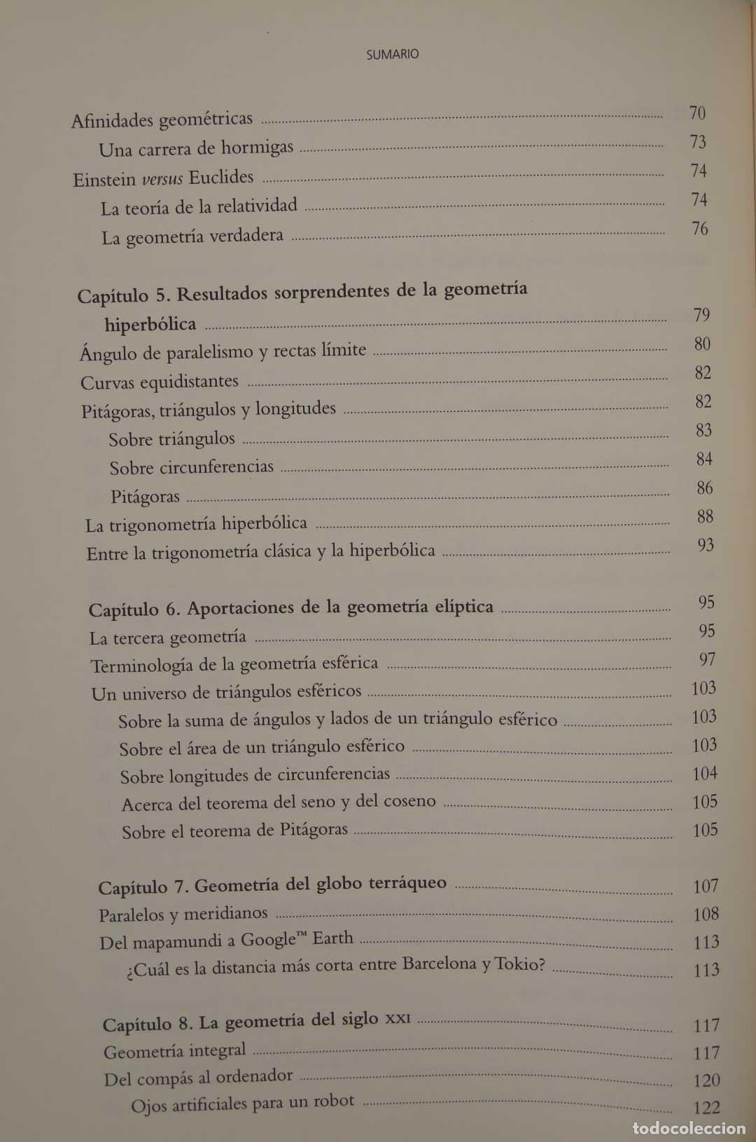 Libros de segunda mano de ciencias: CUANDO LAS RECTAS SE VUELVEN CURVAS. LAS GEOMETR&Iacute;AS NO EUCLIDEAS - Foto 3