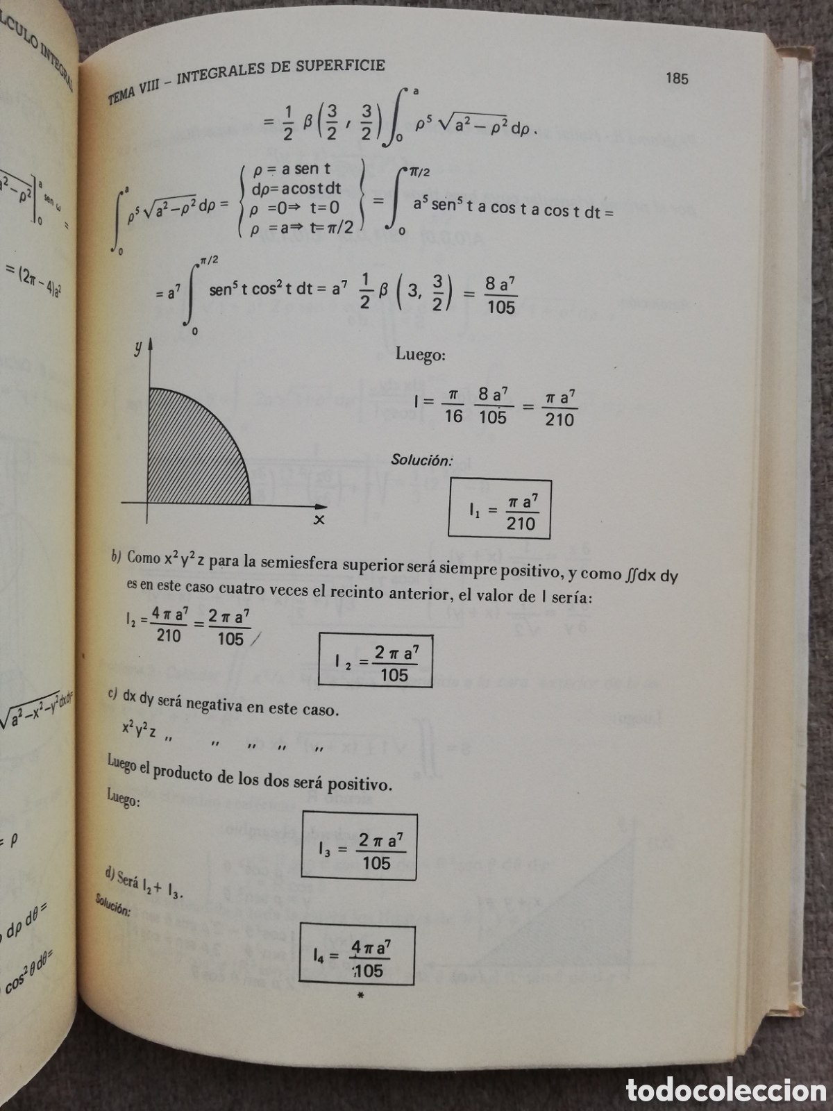 Libros de segunda mano de ciencias: Problemas de c&aacute;lculo integral. Publicaciones R.A.E.C. a&ntilde;o 1971 - Foto 3