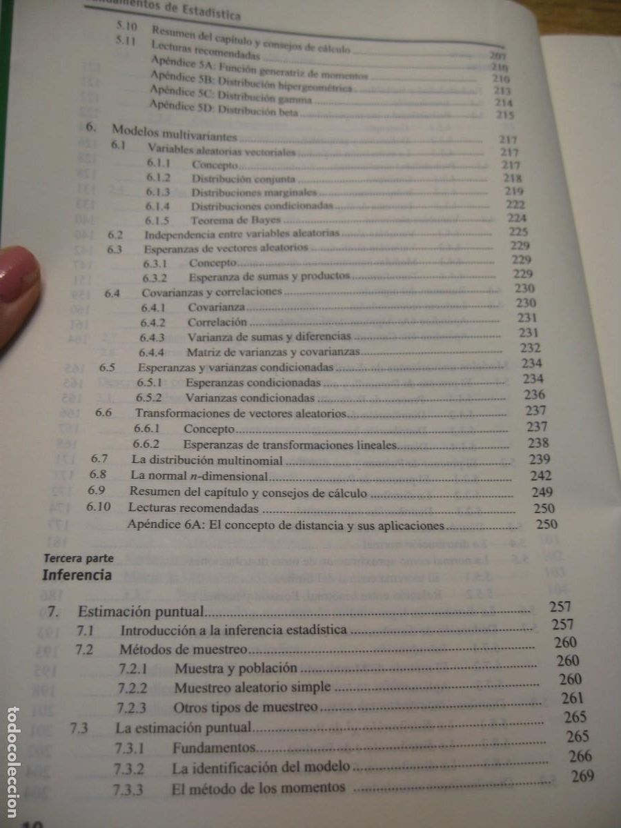 Libros de segunda mano de ciencias: DANIEL PE&Ntilde;A. FUNDAMENTOS DE ESTADISTICA. ALIANZA EDITORIAL. 2008 - Foto 9