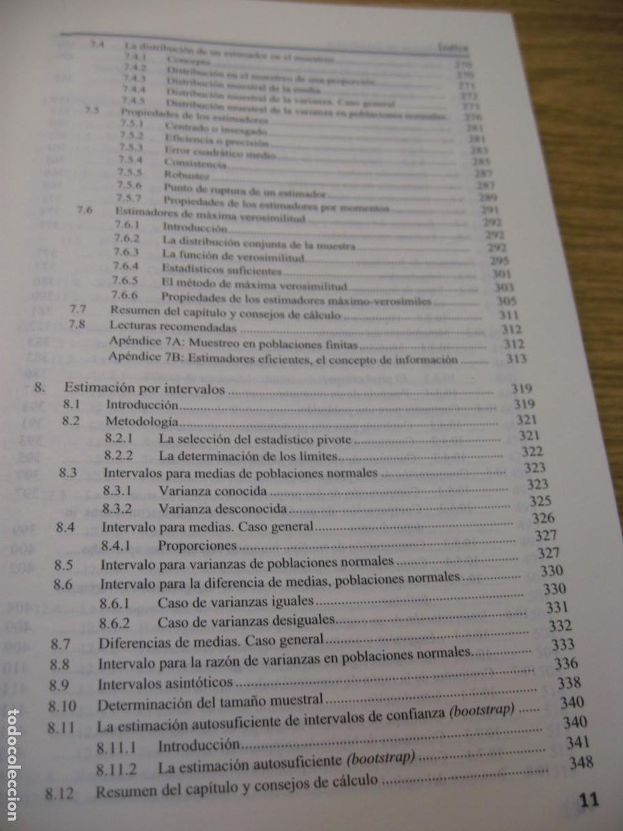Libros de segunda mano de ciencias: DANIEL PE&Ntilde;A. FUNDAMENTOS DE ESTADISTICA. ALIANZA EDITORIAL. 2008 - Foto 10