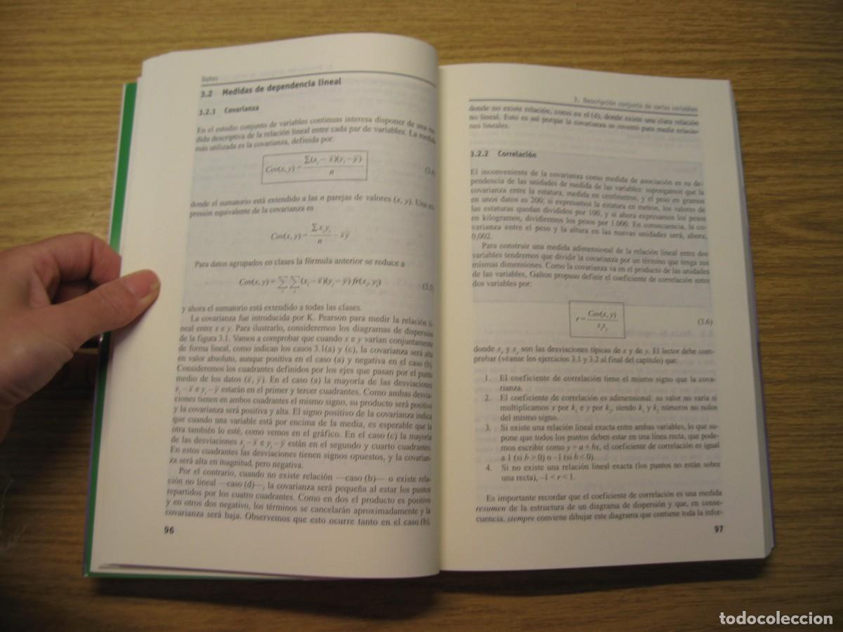 Libros de segunda mano de ciencias: DANIEL PE&Ntilde;A. FUNDAMENTOS DE ESTADISTICA. ALIANZA EDITORIAL. 2008 - Foto 15