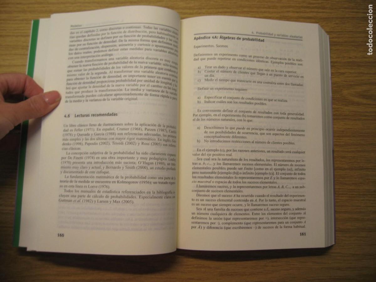 Libros de segunda mano de ciencias: DANIEL PE&Ntilde;A. FUNDAMENTOS DE ESTADISTICA. ALIANZA EDITORIAL. 2008 - Foto 17
