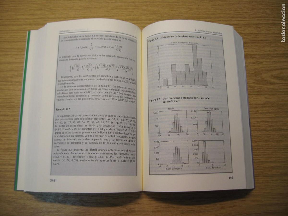 Libros de segunda mano de ciencias: DANIEL PE&Ntilde;A. FUNDAMENTOS DE ESTADISTICA. ALIANZA EDITORIAL. 2008 - Foto 18