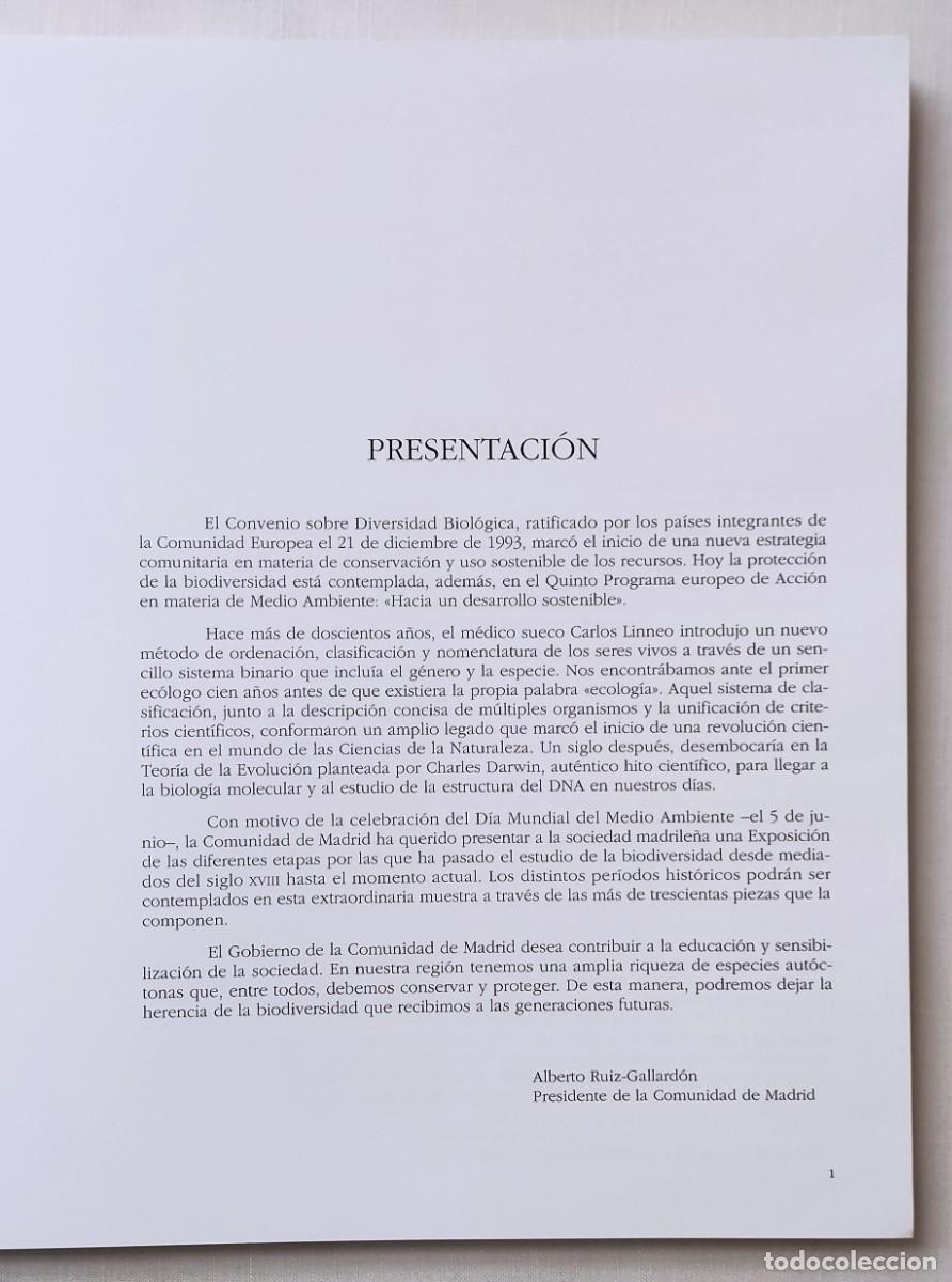 Libros de segunda mano: BIODIVERSIDAD, DE LINNEO HASTA NUESTROS D&Iacute;AS. - Foto 3