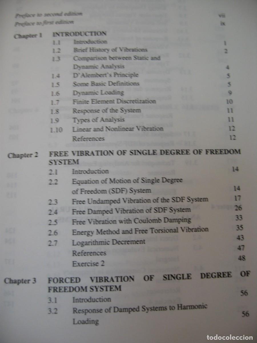 Libros de segunda mano de ciencias: VIBRATIONS, DYNAMICS AND STRUCTURAL SYSTEMS. MADHUJIT MUKHOPADHYAY. 2000 - Foto 6