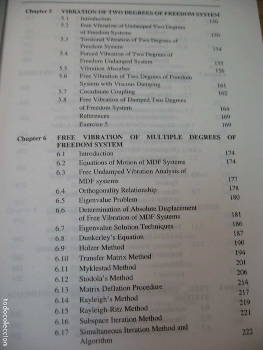 Libros de segunda mano de ciencias: VIBRATIONS, DYNAMICS AND STRUCTURAL SYSTEMS. MADHUJIT MUKHOPADHYAY. 2000 - Foto 8