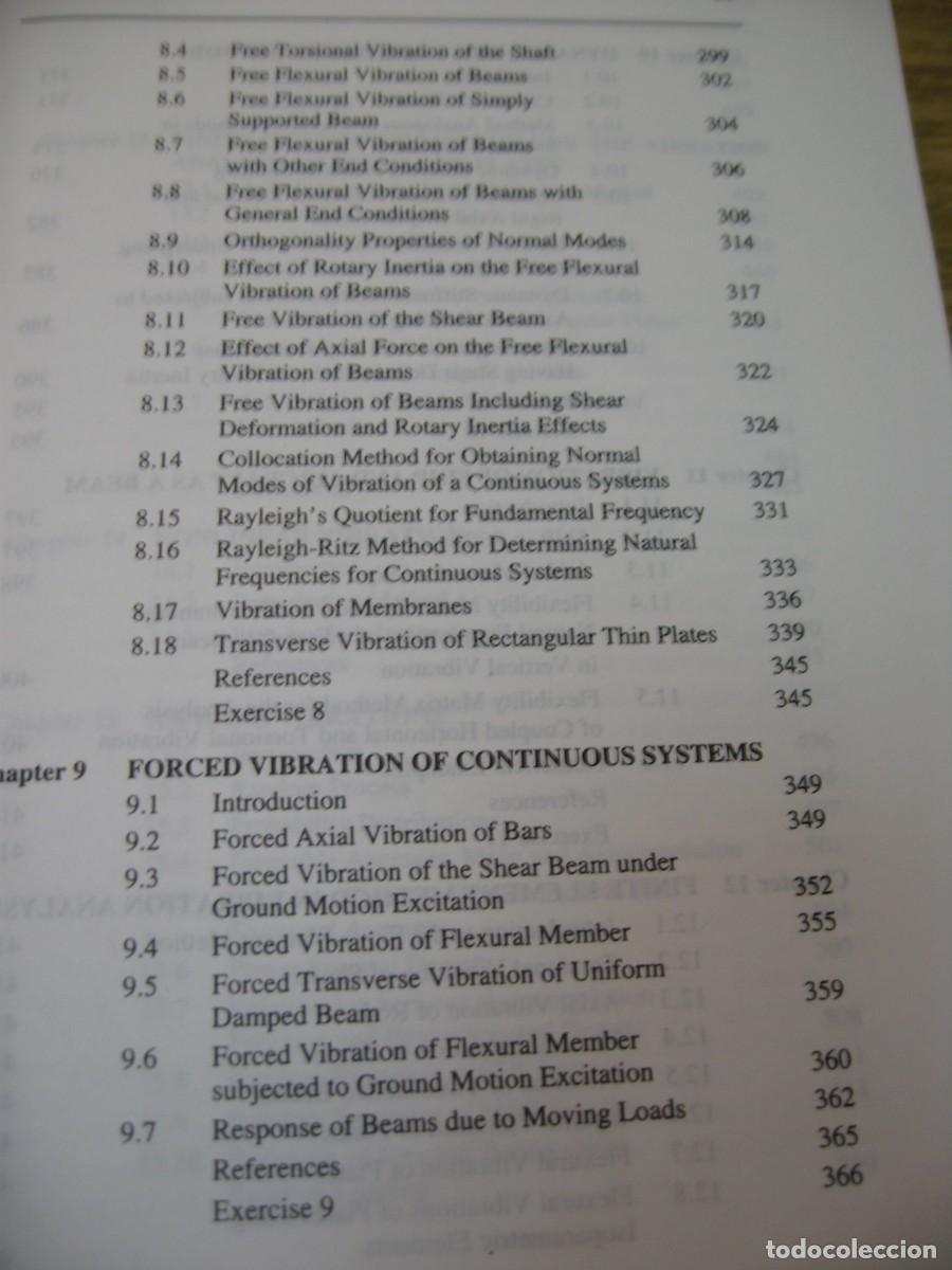 Libros de segunda mano de ciencias: VIBRATIONS, DYNAMICS AND STRUCTURAL SYSTEMS. MADHUJIT MUKHOPADHYAY. 2000 - Foto 10