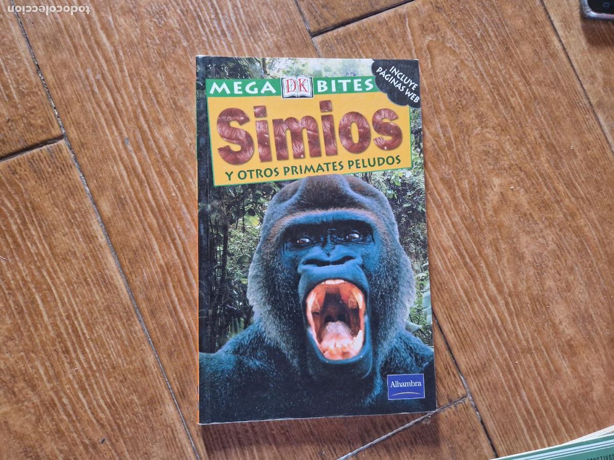 Libros de segunda mano: SIMIOS Y OTROS PRIMATES PELUDOS / MEGA BITES / ALHAMBRA / - Foto 1