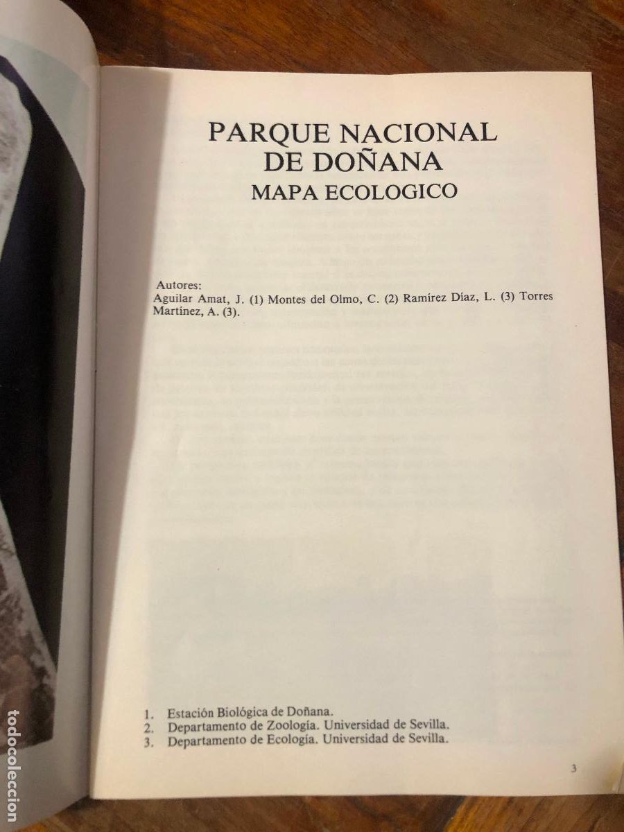 Libros de segunda mano: PARQUE NACIONAL DE DO&Ntilde;ANA, MAPA ECOLOGICO 1979 - Foto 4