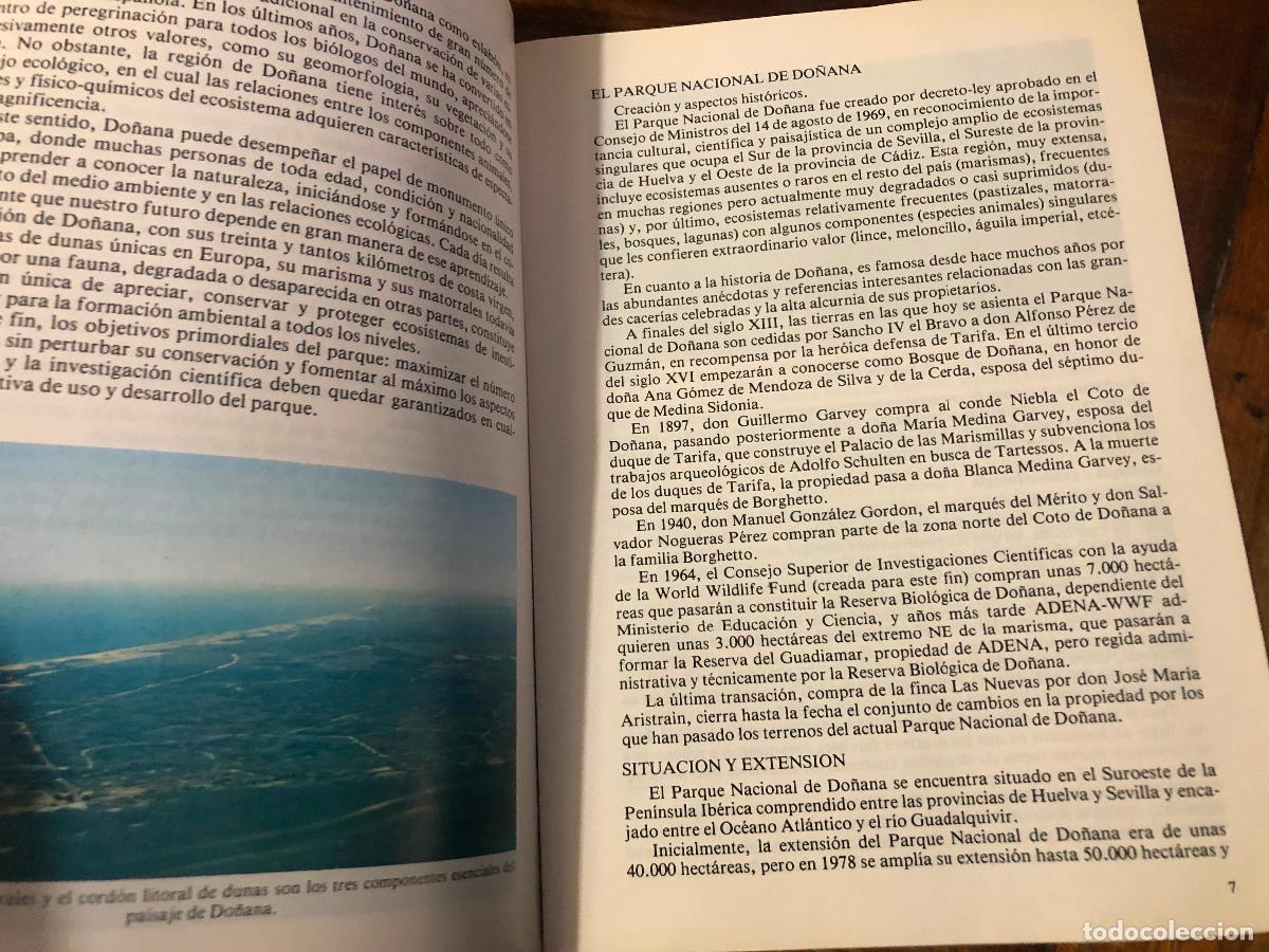 Libros de segunda mano: PARQUE NACIONAL DE DO&Ntilde;ANA, MAPA ECOLOGICO 1979 - Foto 6