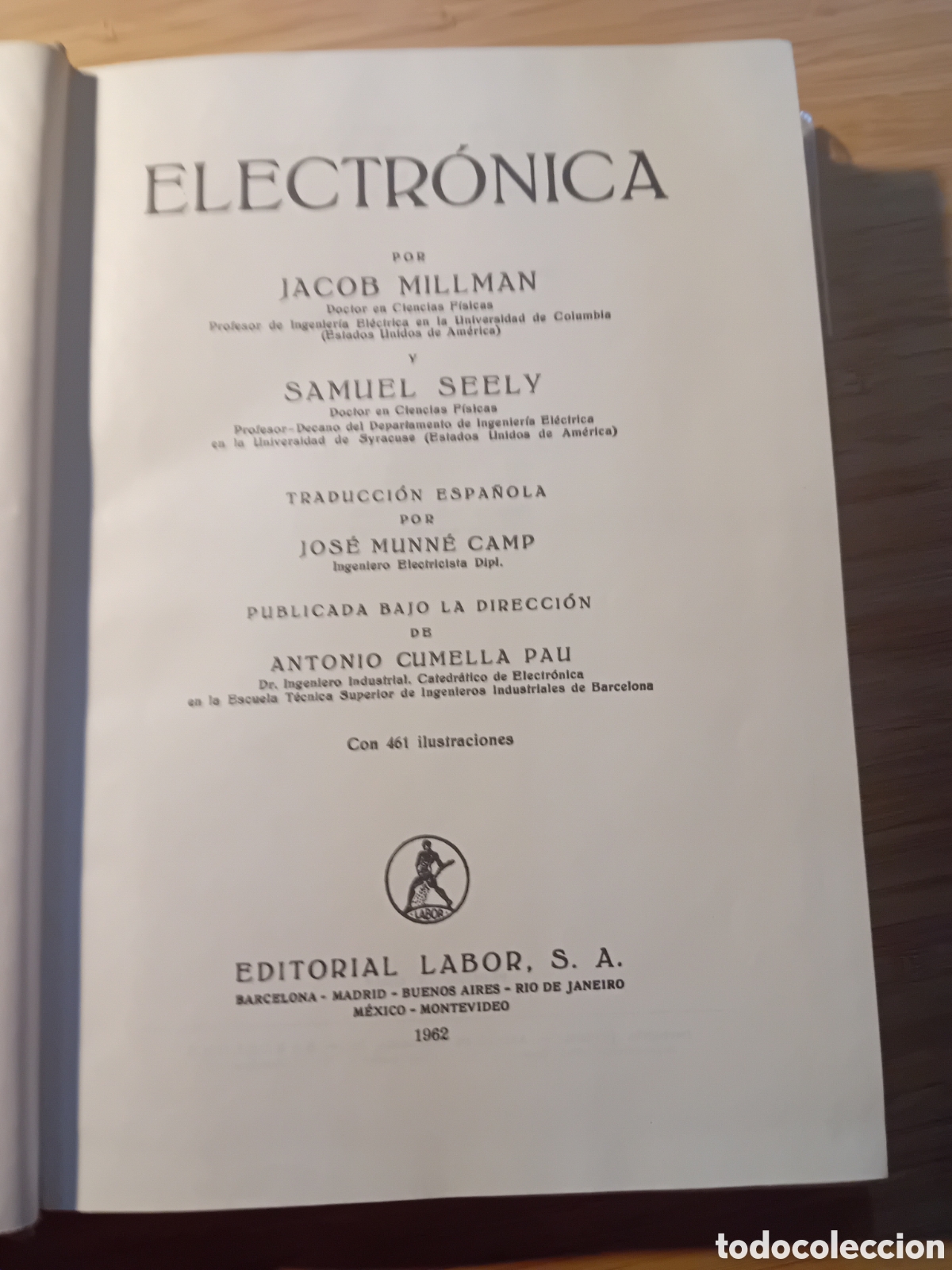 Libros de segunda mano de ciencias: Electronica - Jacob Millman y Samuel Seely (Labor 1962) - Foto 2