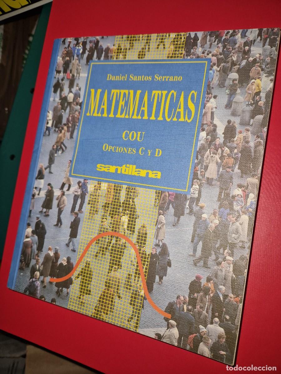 Libros de segunda mano de ciencias: MATEMATICAS COU DE DANIEL SANTOS- SANTILLANA - Foto 1
