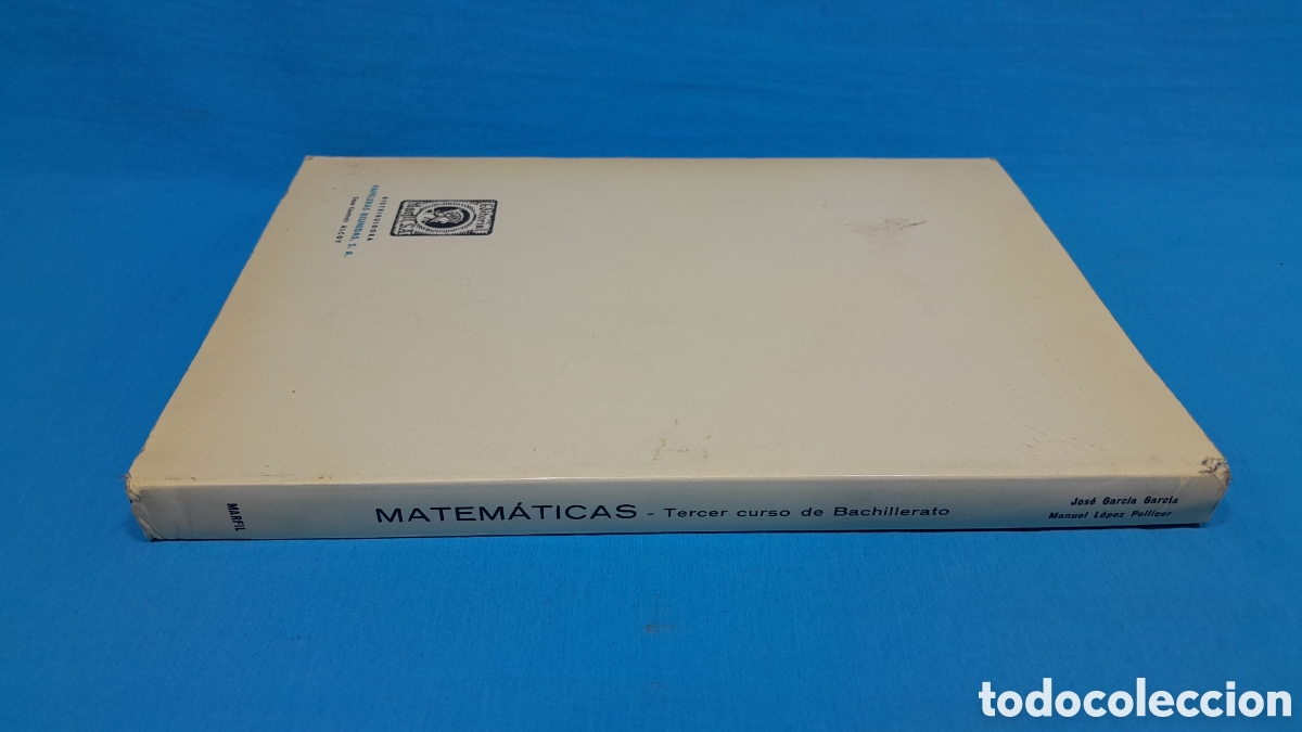 Libros de segunda mano de ciencias: MATEM&Aacute;TICAS - TERCER CURSO DE BACHILLERATO - MARFIL - Foto 3