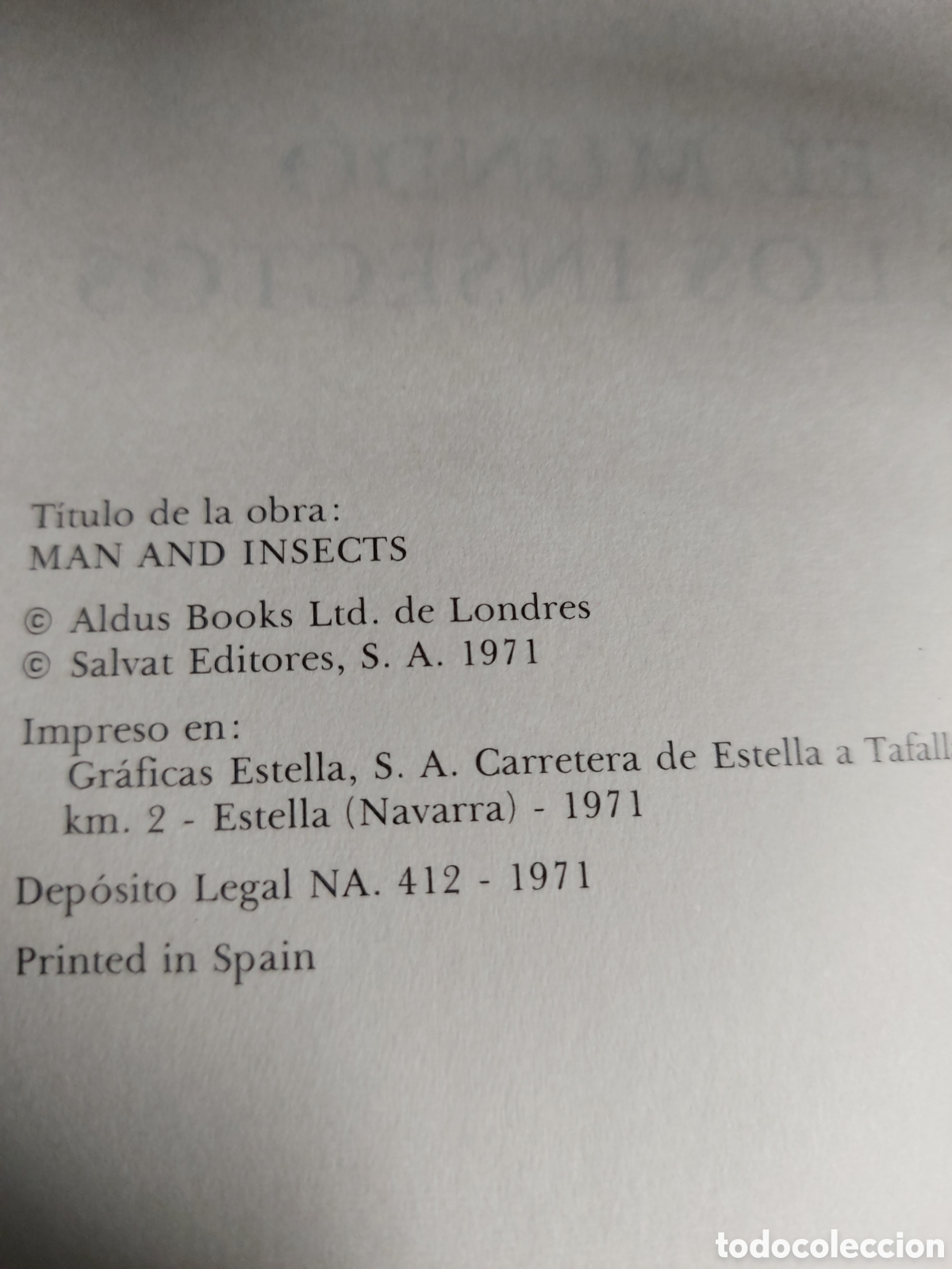 Libros de segunda mano: EL MUNDO DE LOS INSECTOS a&ntilde;o 1991 - Foto 3