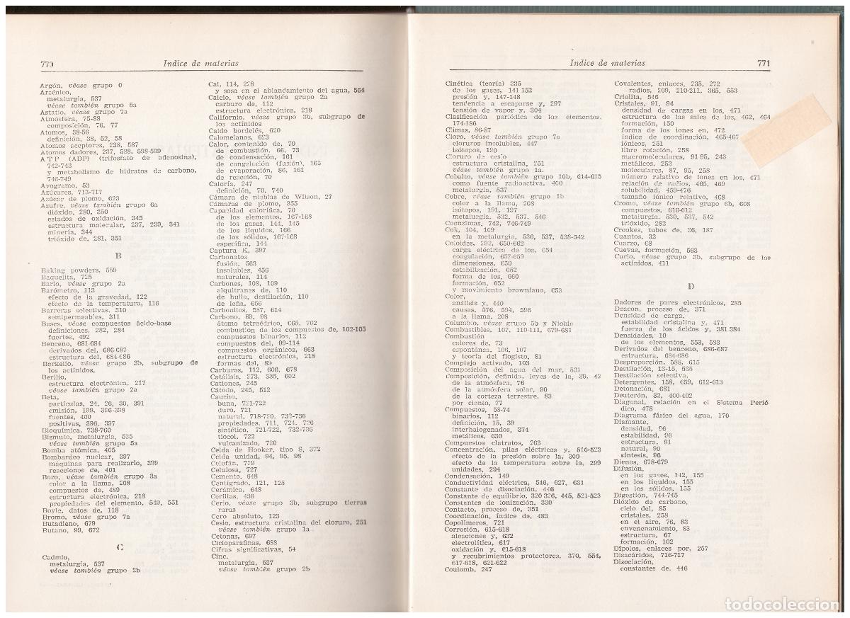 Libros de segunda mano de ciencias: L. E. STEINER Y J. A. CAMPBELL .- QU&Iacute;MICA GENERAL. - Foto 3