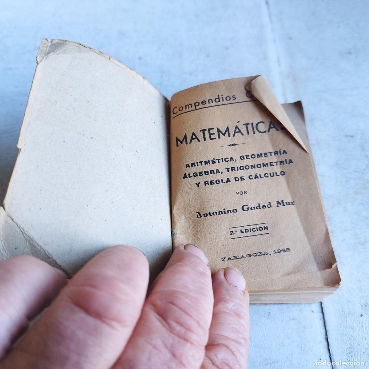 Libros de segunda mano de ciencias: MATEMATICAS / ANTONIO GODED MUR / TXT 121 / - Foto 3