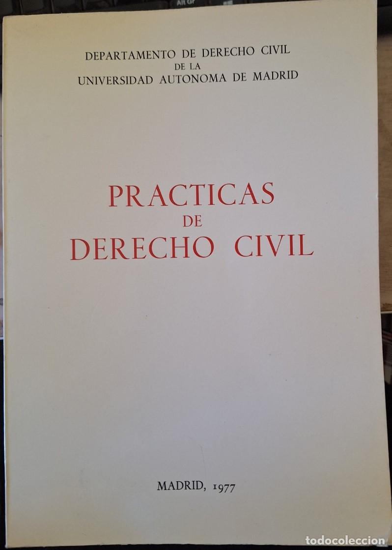 Libros de segunda mano de ciencias: PRACTICAS DE DERECHO CIVIL. - - Foto 1