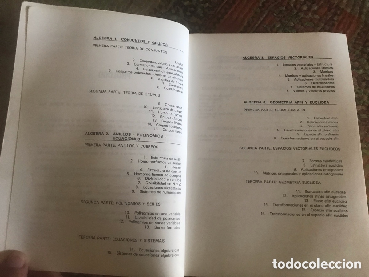 Libros de segunda mano de ciencias: Problemas de &aacute;lgebra. Tomo tres. Espacios vectoriales. 451 ejercicios resueltos - Foto 3