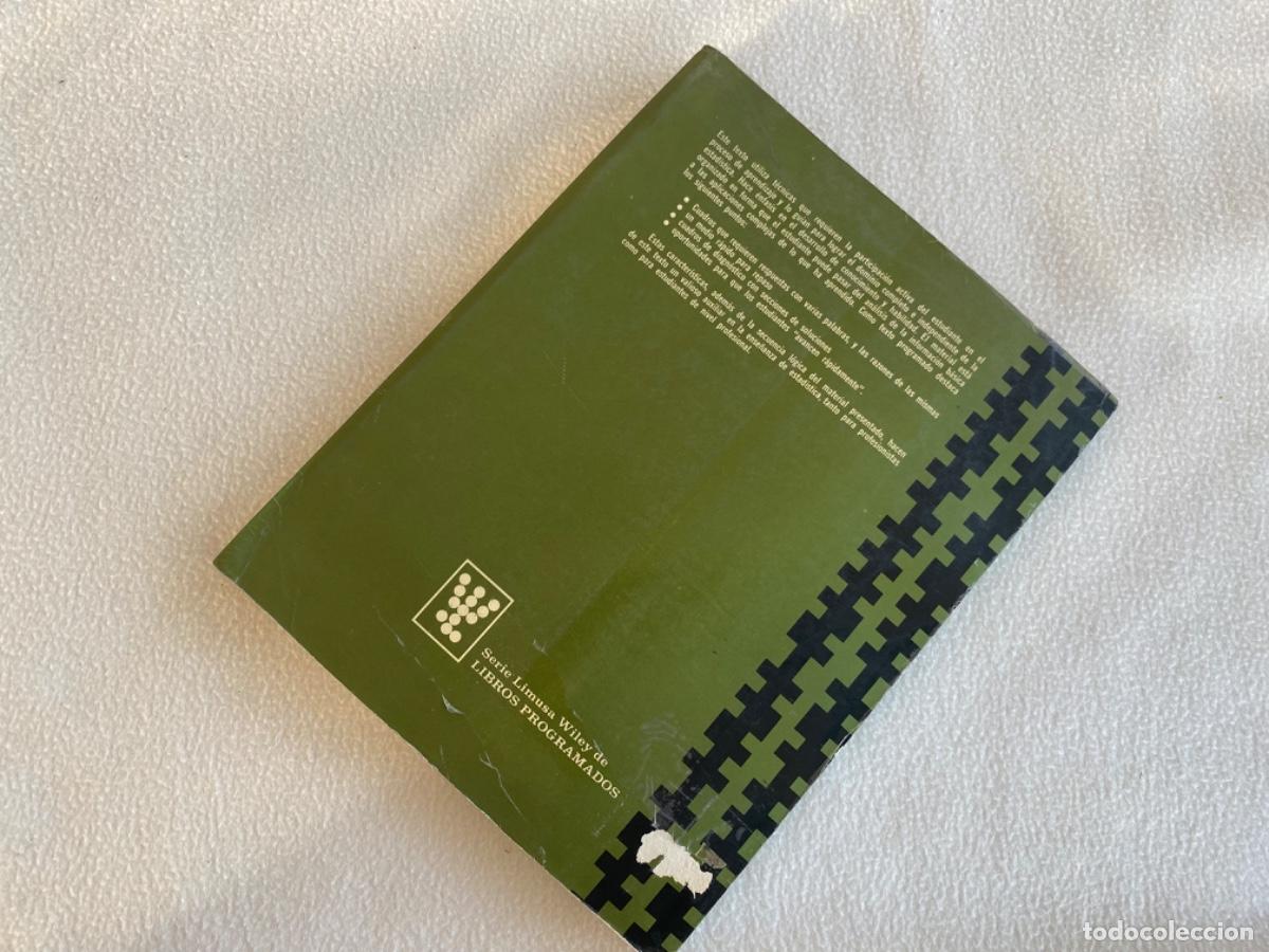 Libros de segunda mano de ciencias: ESTADISTICA DESCRIPTIVA - Texto programado volumen 2 - Gotkin, Lassar G. y Goldstein, Leo S. - Foto 4
