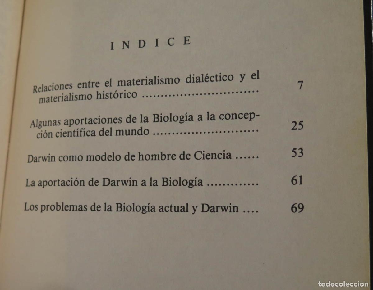 Libros de segunda mano: Biolog&iacute;a evolucionista y la dial&eacute;ctica Cord&oacute;n - Foto 2