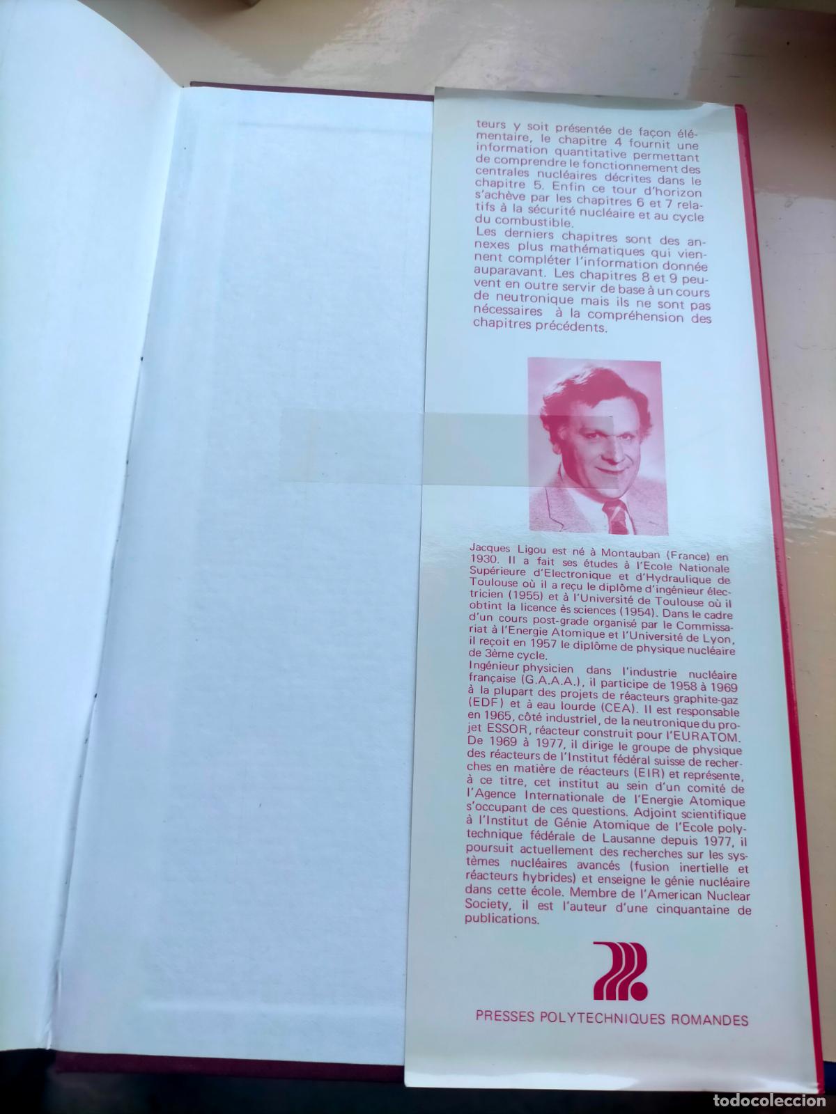 Libros de segunda mano de ciencias: Installations nucl&eacute;aires Jacques Ligou Lausanne - Foto 7