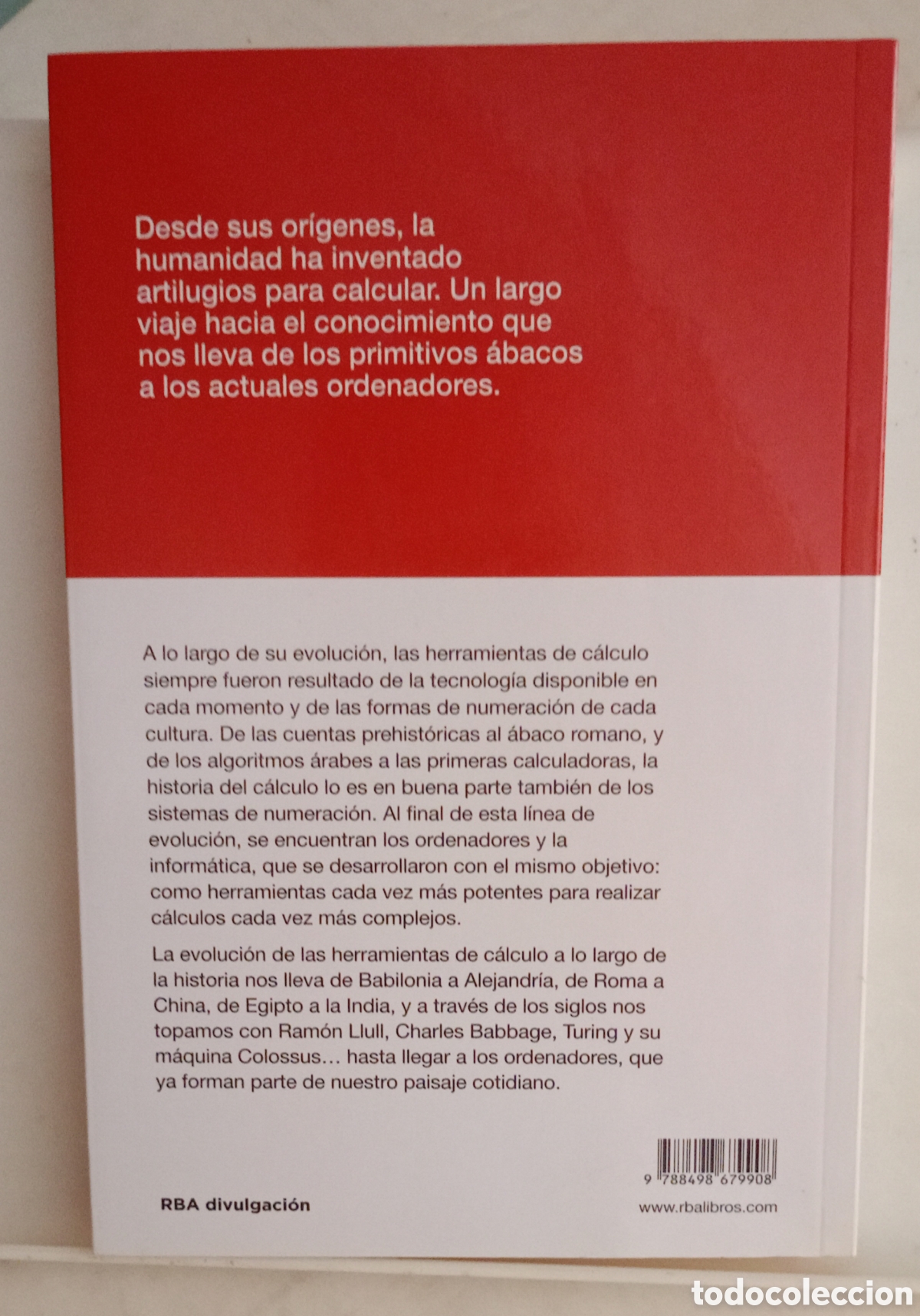 Libros de segunda mano de ciencias: DEL ABACO A LA REVOLUCI&Oacute;N INDUSTRIAL Vicenc Torra - Foto 2