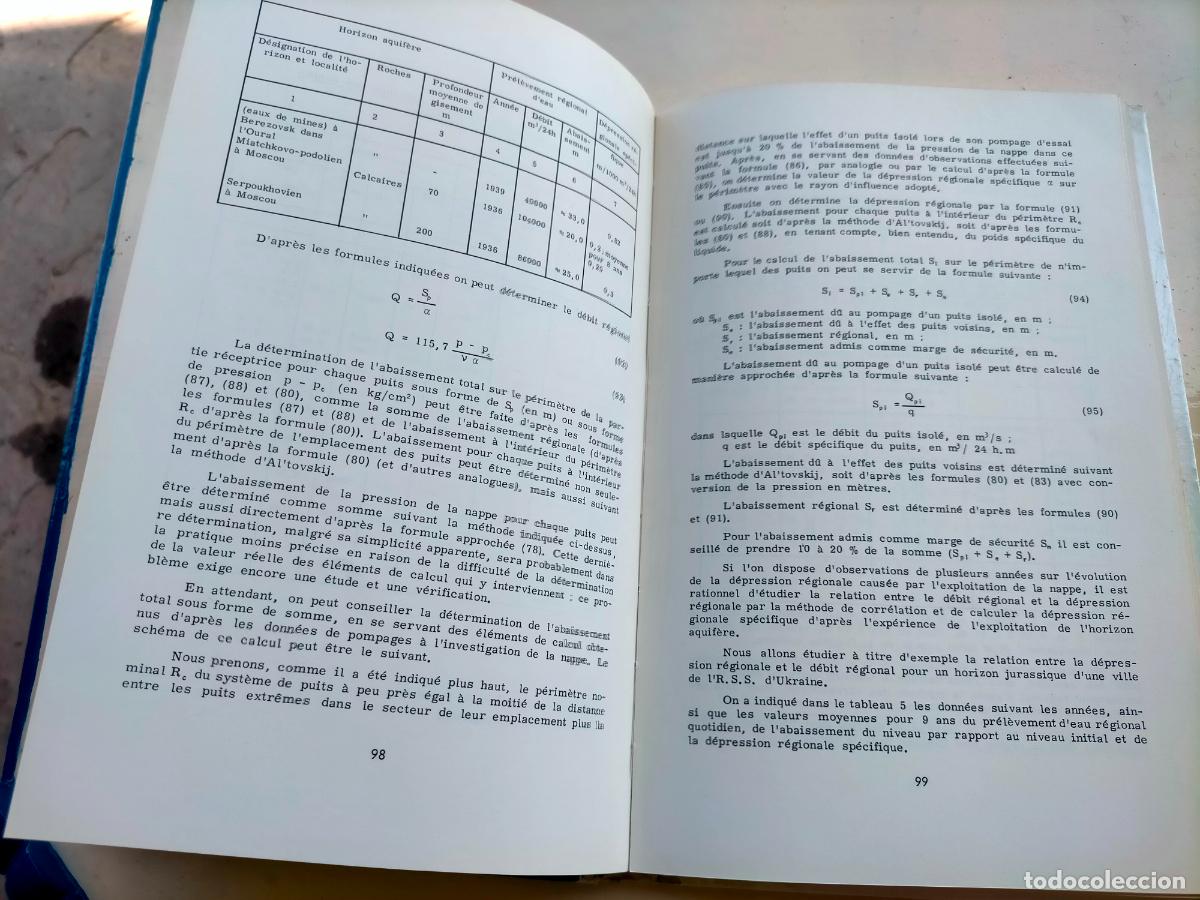 Libros de segunda mano: N.A. Plotnikov ressources en eaux souterraines: classification et m&eacute;thodes d&eacute;valuation Gauthier - Foto 4