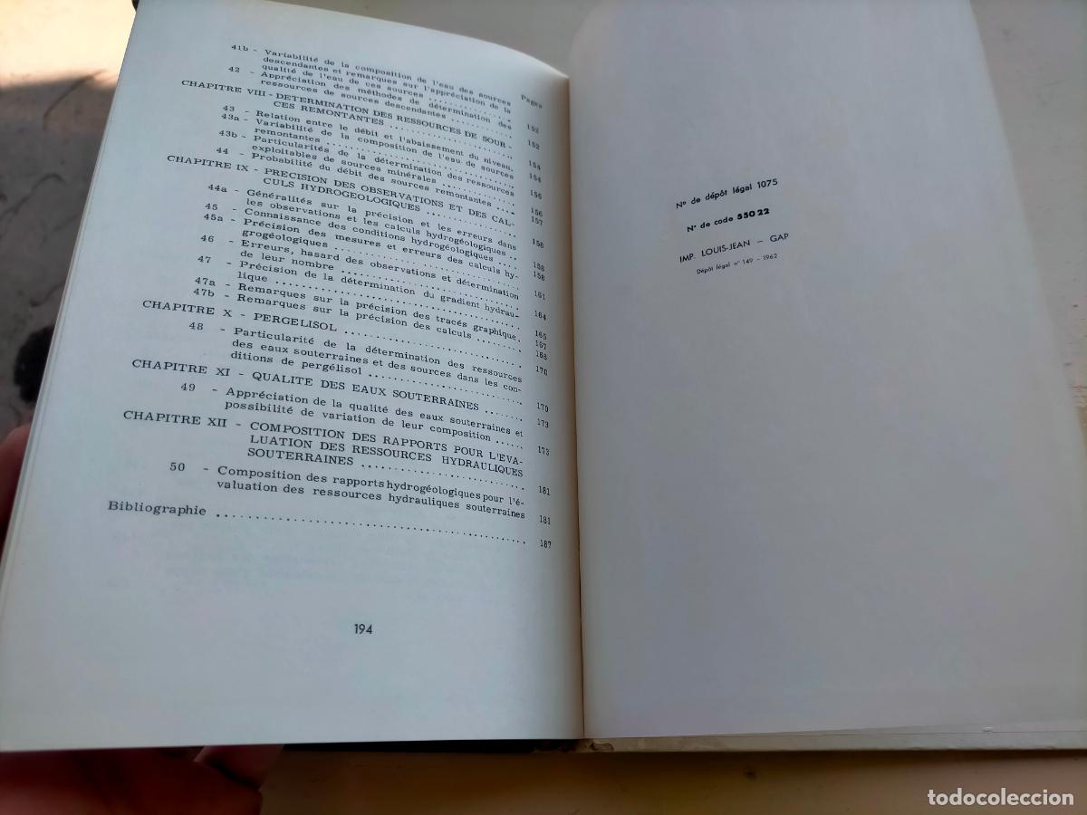 Libros de segunda mano: N.A. Plotnikov ressources en eaux souterraines: classification et m&eacute;thodes d&eacute;valuation Gauthier - Foto 5