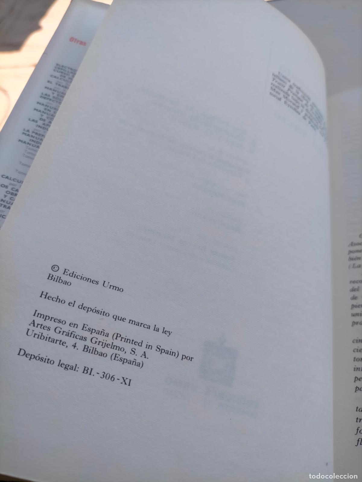 Libros de segunda mano de ciencias: Tratado pr&aacute;ctico de la t&eacute;cnica del vac&iacute;o Ediciones URMO - Foto 3