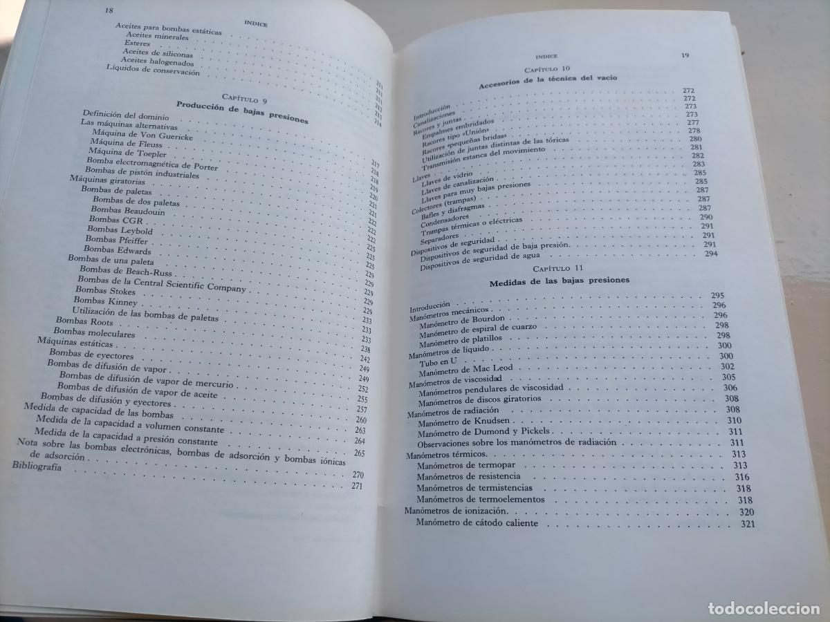 Libros de segunda mano de ciencias: Tratado pr&aacute;ctico de la t&eacute;cnica del vac&iacute;o Ediciones URMO - Foto 4