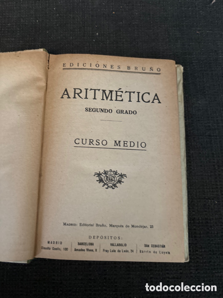 Libros de segunda mano de ciencias: Libro, tratado de aritm&eacute;tica. - Foto 3