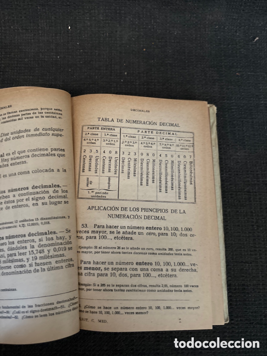 Libros de segunda mano de ciencias: Libro, tratado de aritm&eacute;tica. - Foto 5