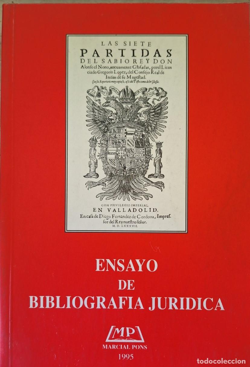Libros de segunda mano de ciencias: ENSAYO DE BIBLIOGRAFIA JURIDICA. - - Foto 1