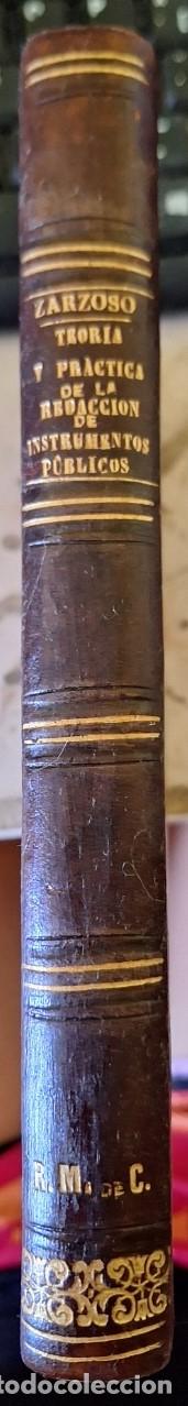 Libros de segunda mano de ciencias: TEORIA Y PRACTICA DE LA REDACCION DE INSTRUMENTOS PUBLICOS CONFORME AL PROGRAMA DEL SEGUNDO A&Ntilde;O DE L - Foto 2