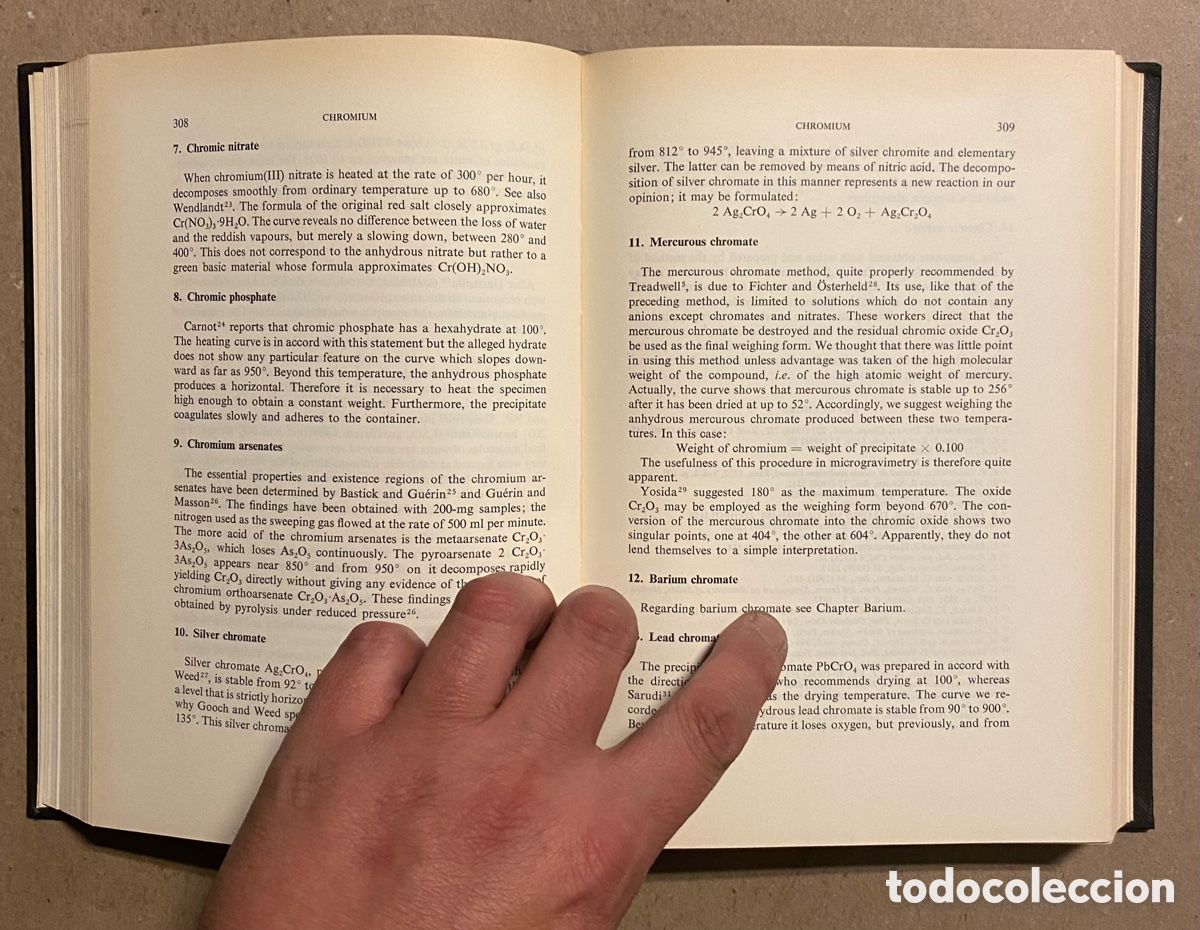 Libros de segunda mano de ciencias: INORGANIC THERMOGRAVIMETRIC ANALYSIS. CLEMENT DUVAL. ELSEVIER PUBLISHING 1963. - Foto 5