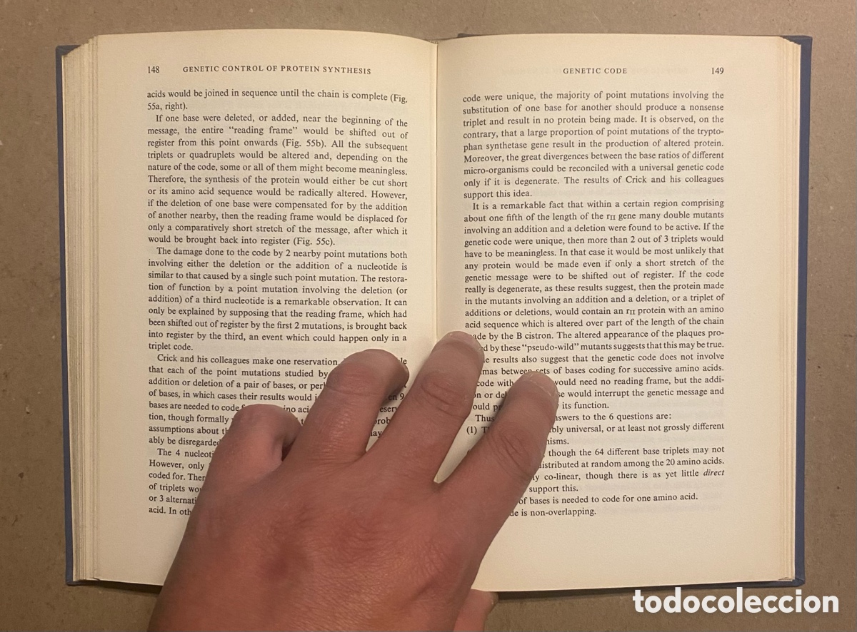 Libros de segunda mano: PROTEIN AND NUCLEIC ACIDS (STRUCTURE AND FUNCTION). M.F. PERUTZ. ELSEVIER PUBLISHING CO. 1962 - Foto 6